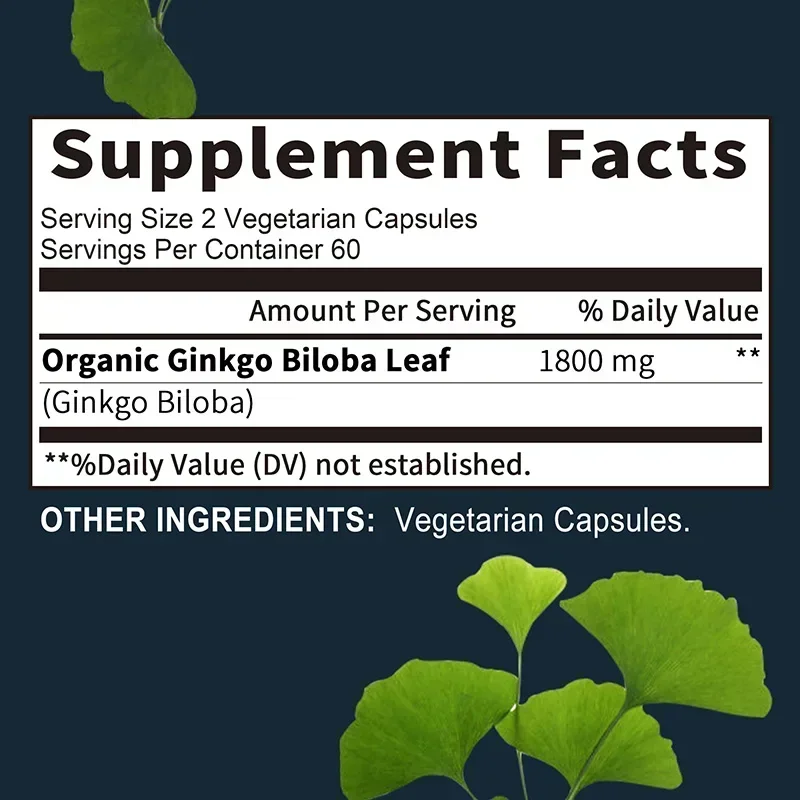 Suplemen Ginkgo Biloba - Memor - Ginkgo Biloba Extract ulasan dan harga