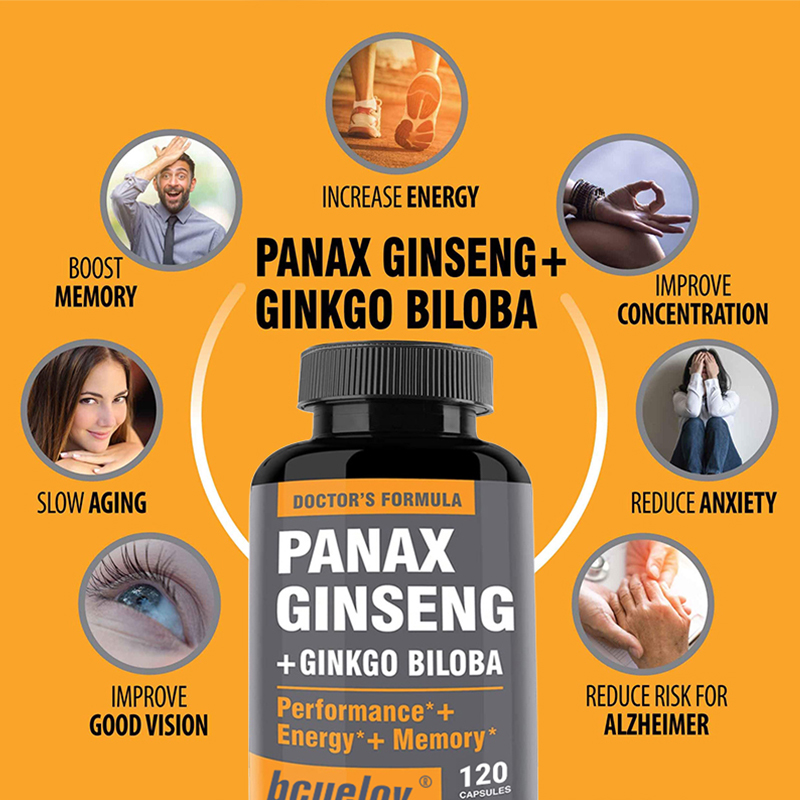 Kapsul ekstrak Ginseng + Ginkg - Ginkgo Biloba Extract ulasan dan harga