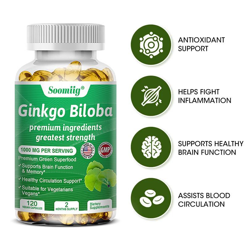 Kapsul Ginkgo Biloba - Supleme - Ginkgo Biloba Extract ulasan dan harga
