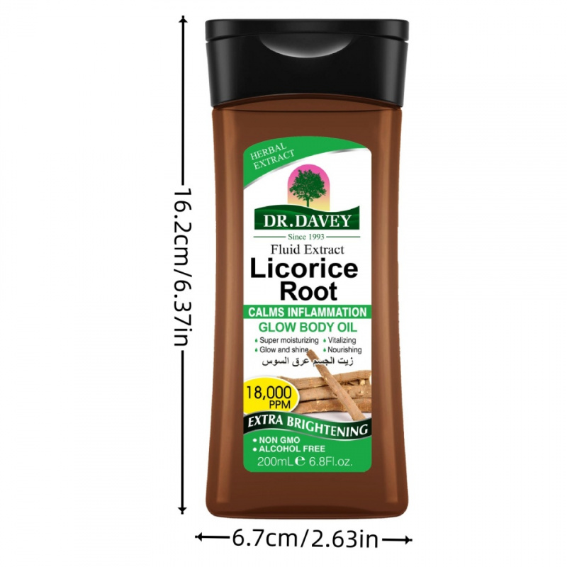 200Ml Minyak Tubuh Licorice Mi - Licorice Root Sticks ulasan dan harga