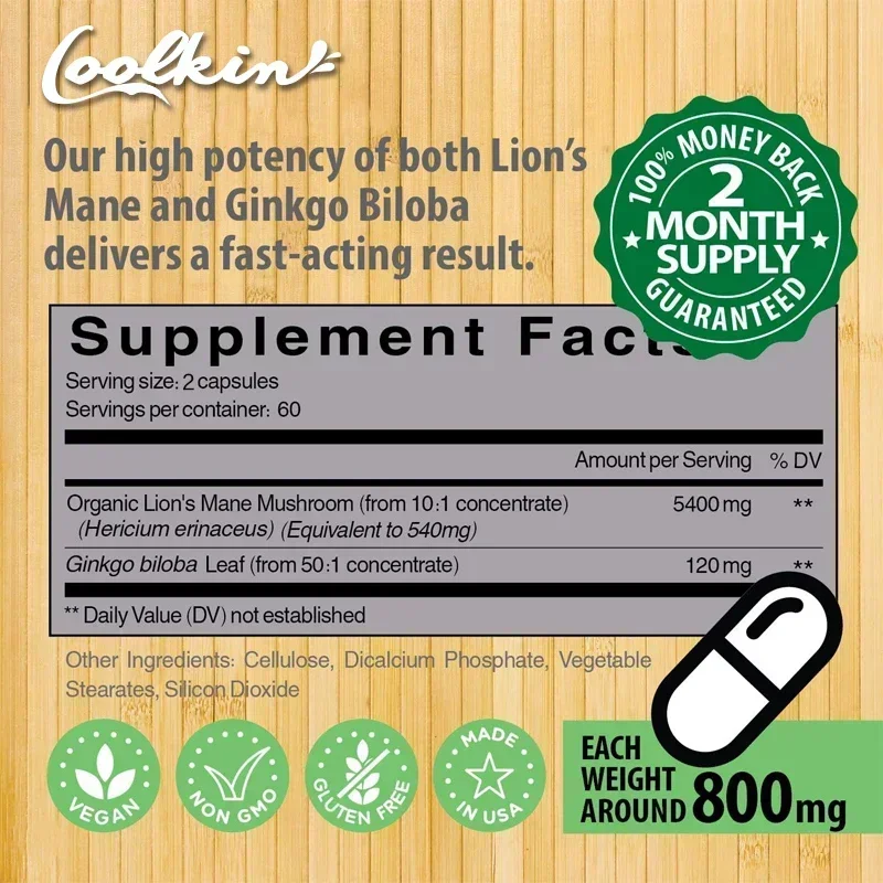 Suplemen Ekstrak Jamur Surai S - Ginkgo Biloba Extract ulasan dan harga